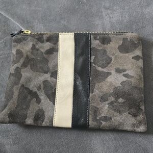 Kempton & Co Suede Clutch Pouch